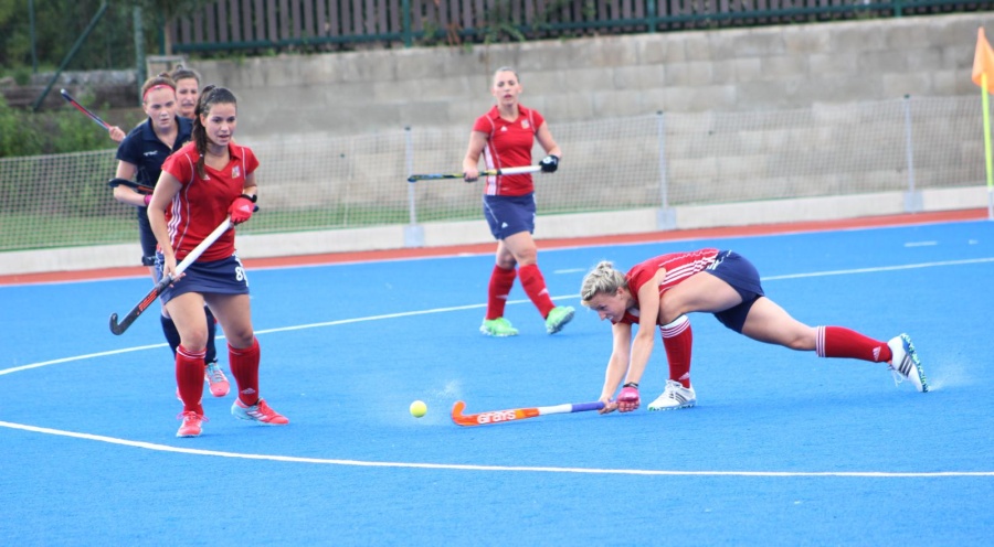 Eye on the ball: field hockey at this level is no field day!